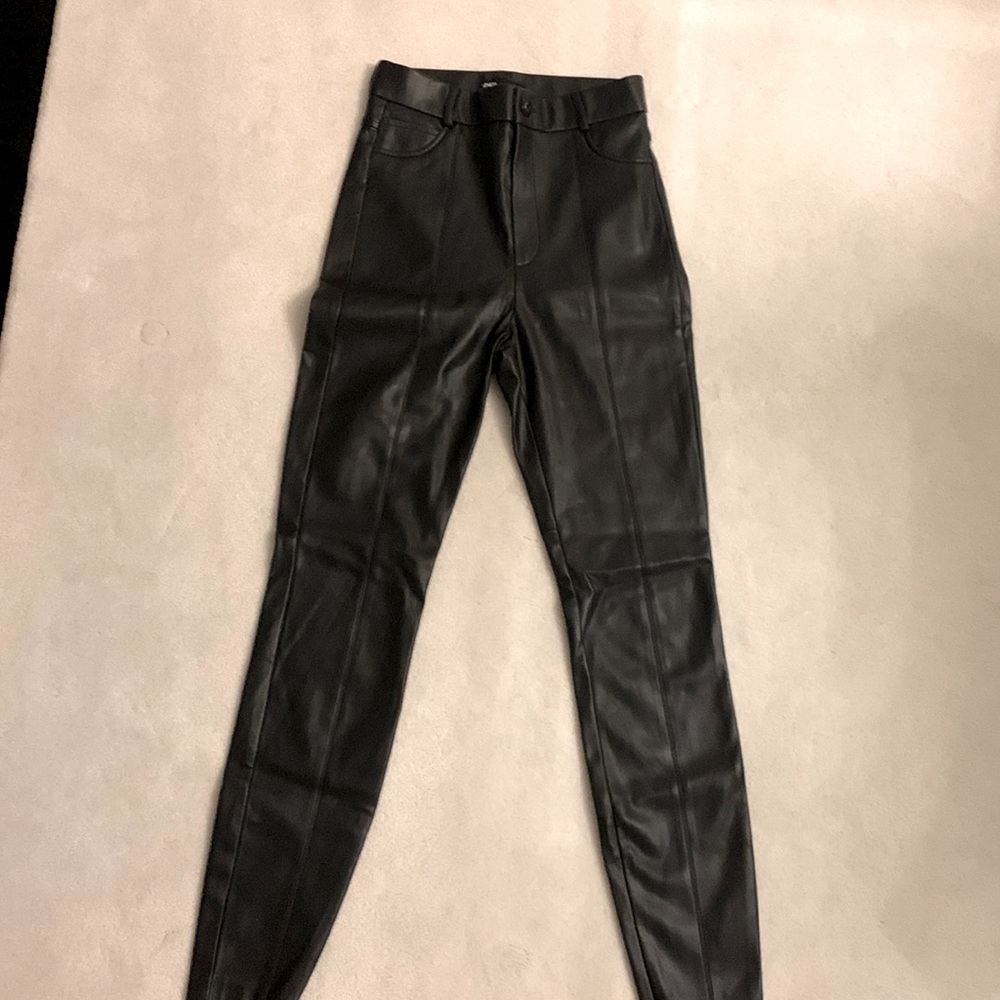 Pleather pants